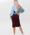 Юбка женская Ю-04 (футер с лайкрой)